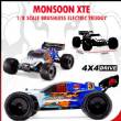 Monsoon XTE 1/8 Scale Brushless Electric Truggy